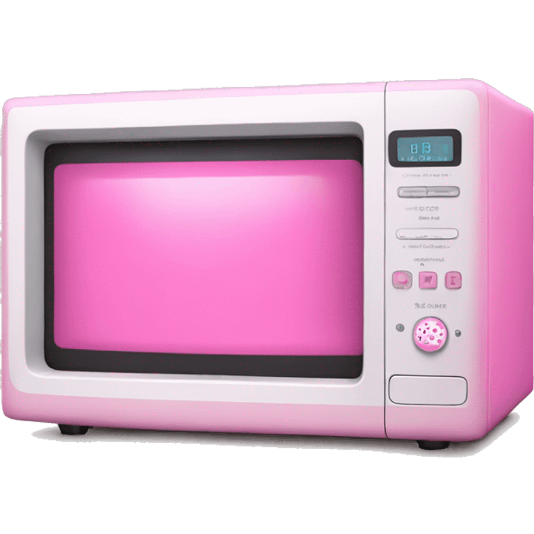 Pink microwave  emoji