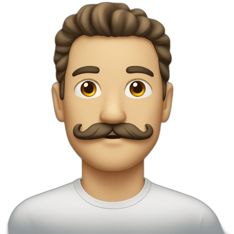 mustache emoji