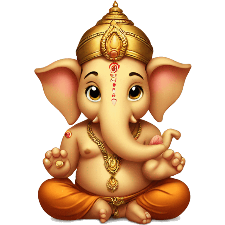 Cute ganpati bappa emoji