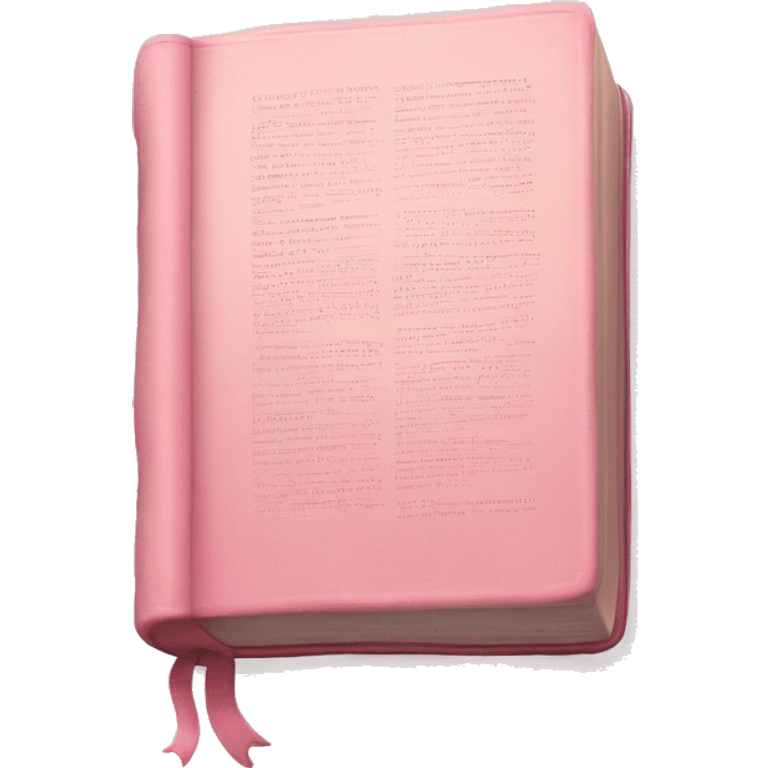 Pastel Pink bible emoji