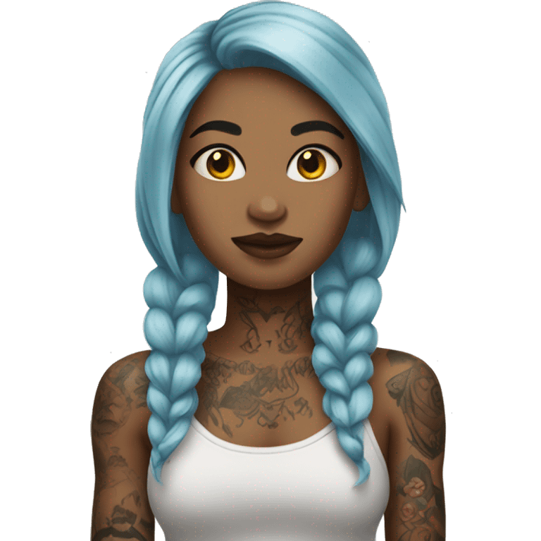 girl with tattoos emoji