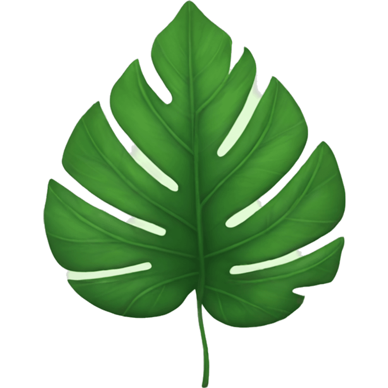 Tropical leaf emoji