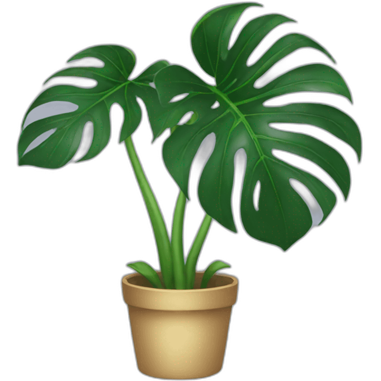 monstera emoji