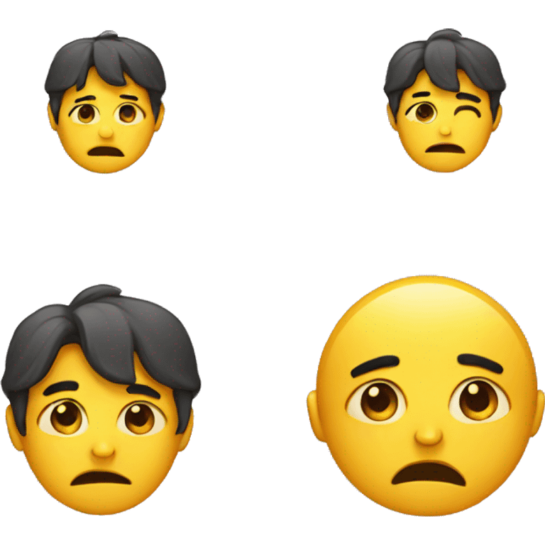 sad and happy at the same time emoji