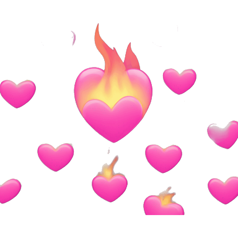 heart with pink flame emoji