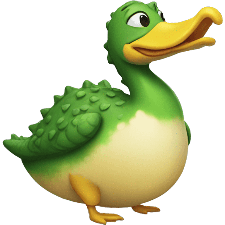 crocodile duck emoji