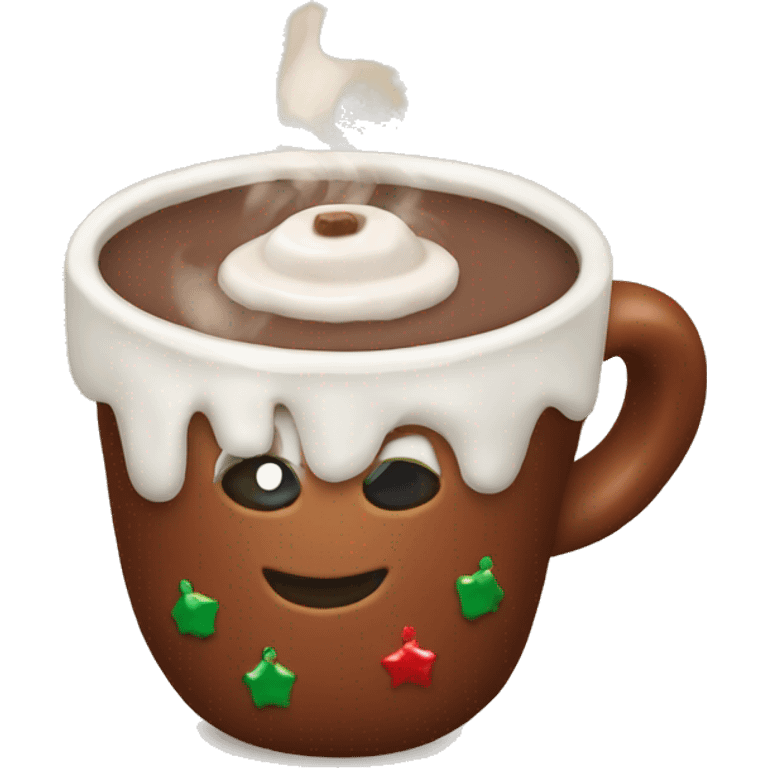 christmas hot cocoa  emoji