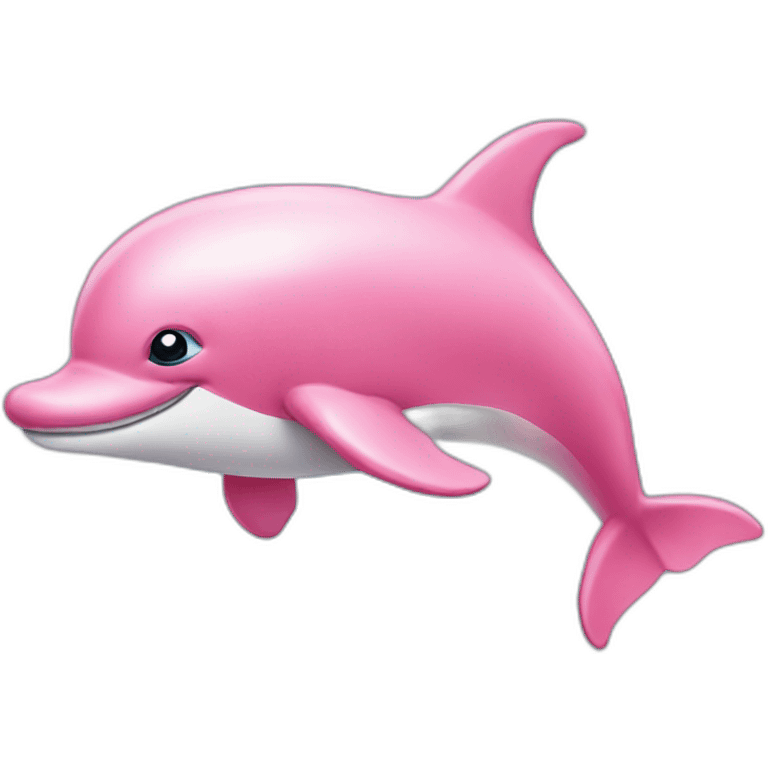 Pink dolphin emoji