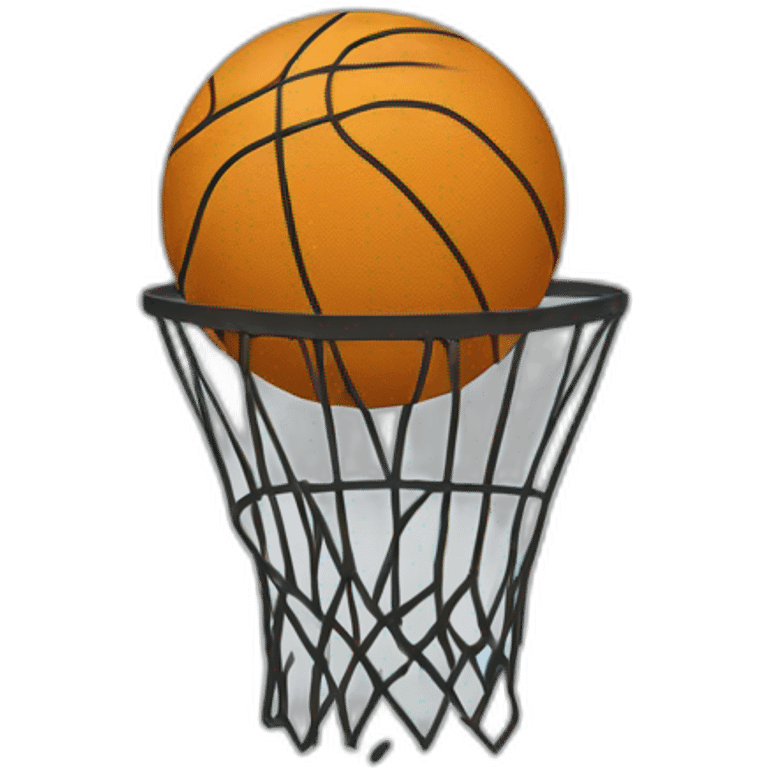 ballon de basket qui pleure emoji