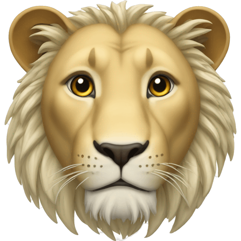 Lion blanch emoji