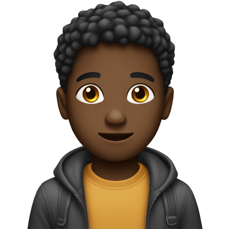 Black boy just like this but with different color of jumper emoji