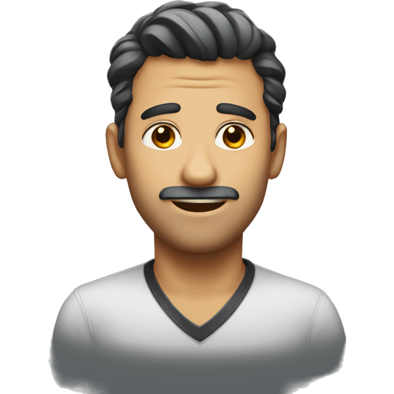 handsome yapping man emoji