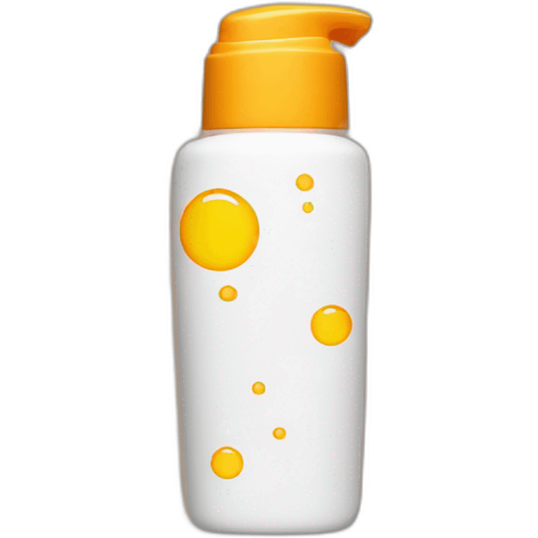 Sunscreen bottle emoji