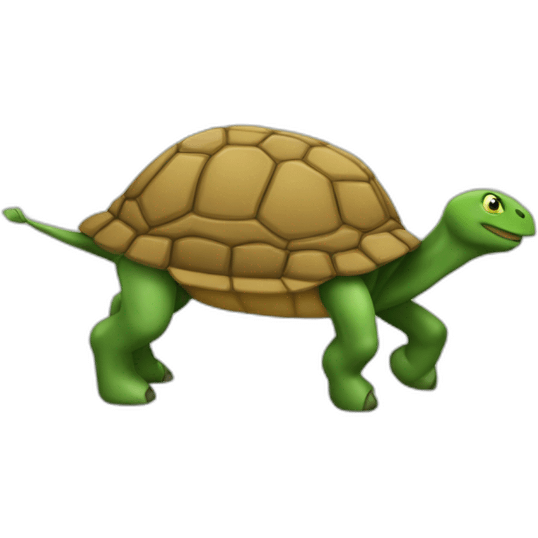 Cheval sur tortue emoji