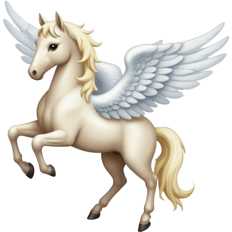 a horse with angel wings emoji