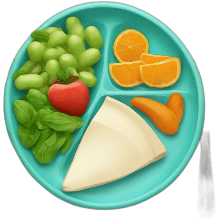 healthy meal plate emoji