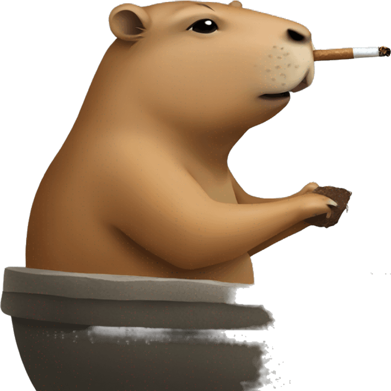 capybara smoking emoji