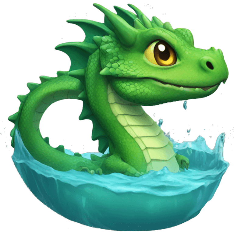 Water dragon emoji