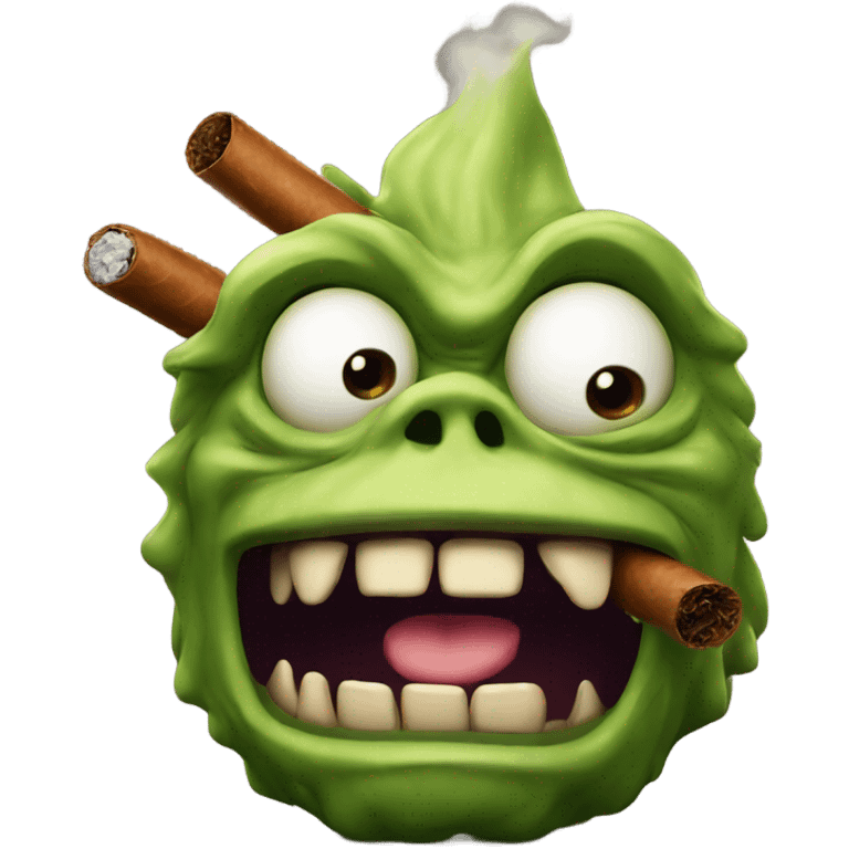 monster with a cigar  emoji