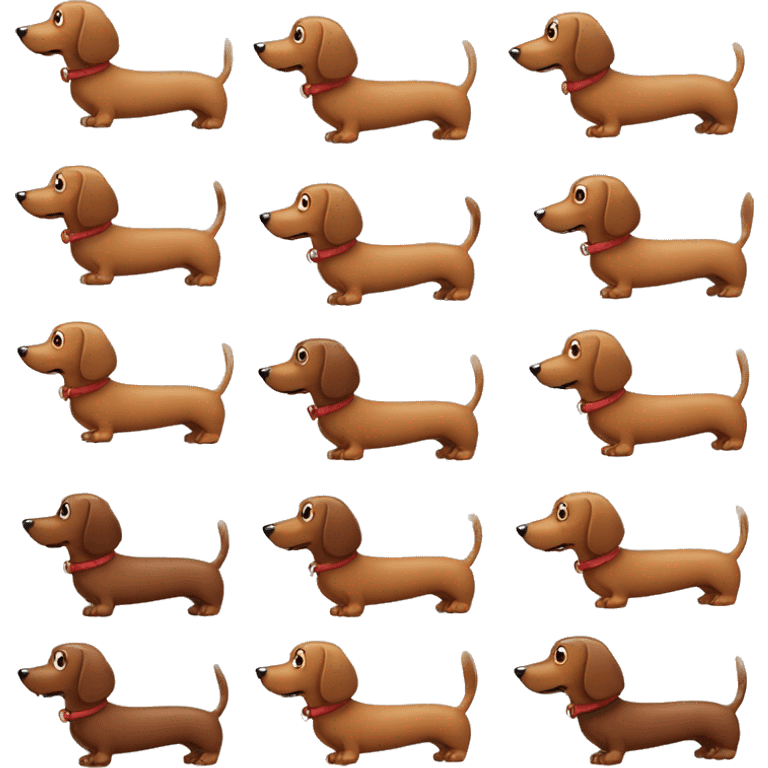 Sausage dog  emoji