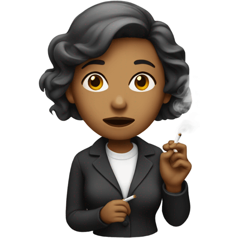 Smoking woman emoji