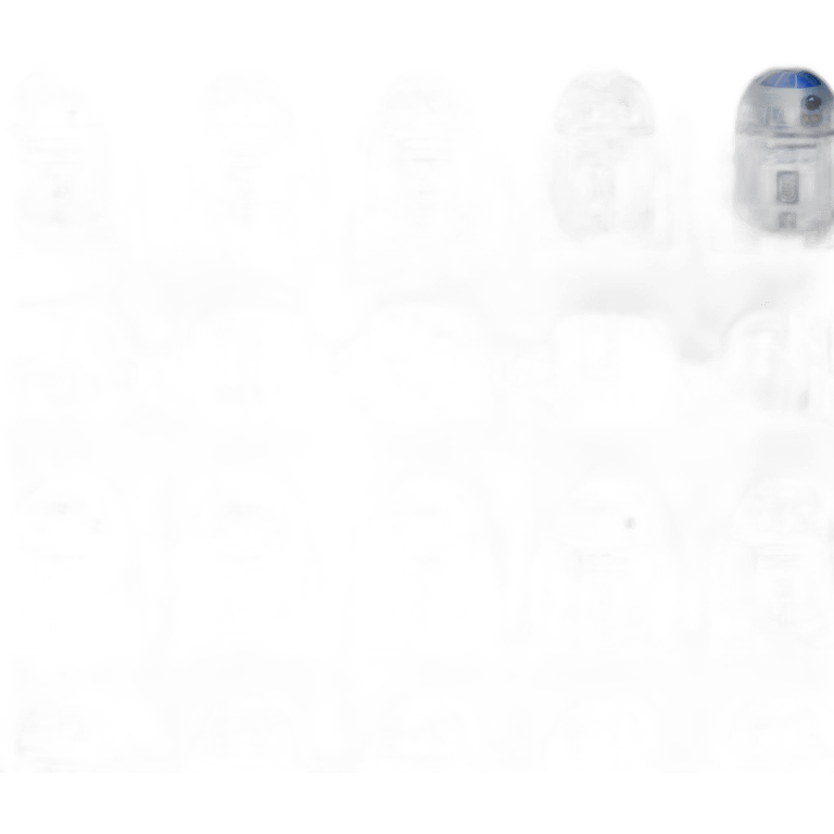 all blue r2d2 emoji