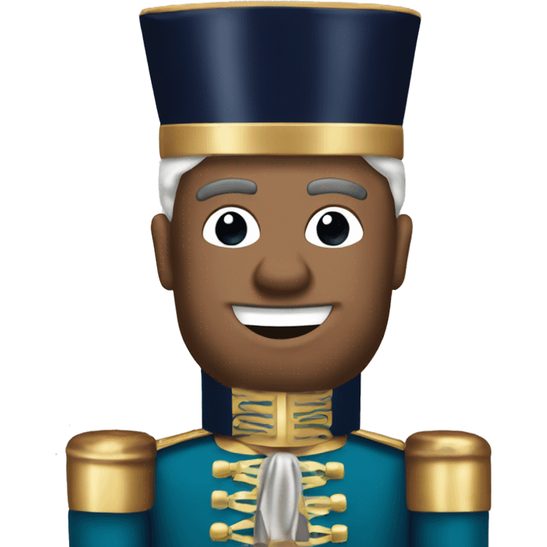 3 themed Christmas nutcrackers emoji