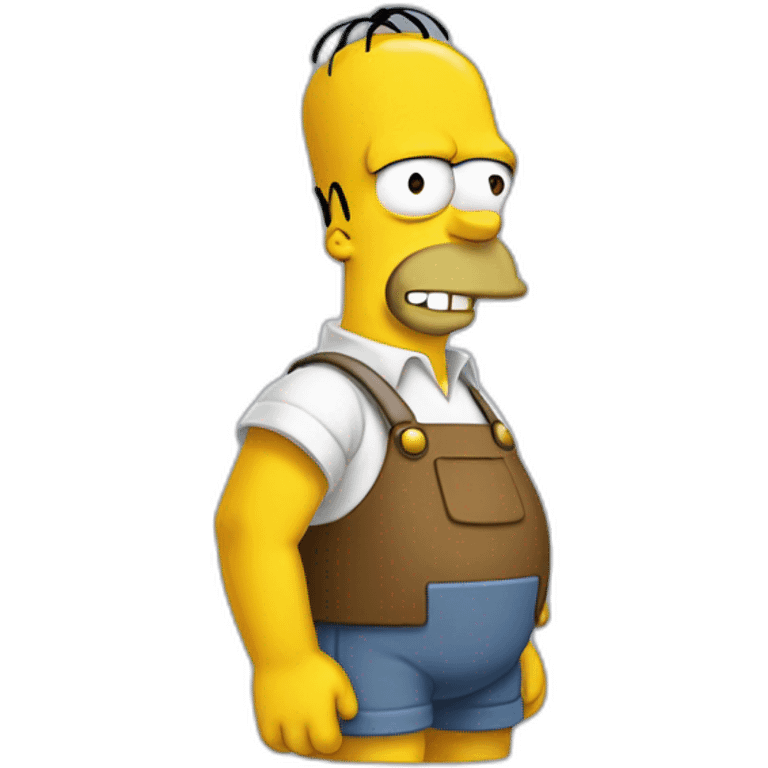 homer simson buvant une bierre emoji