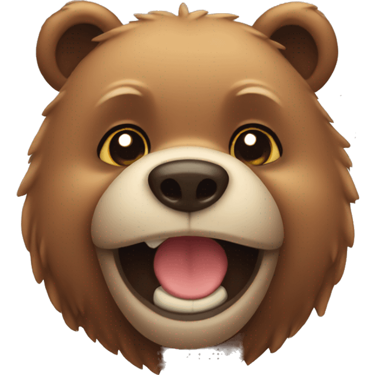 Cute bear emoji