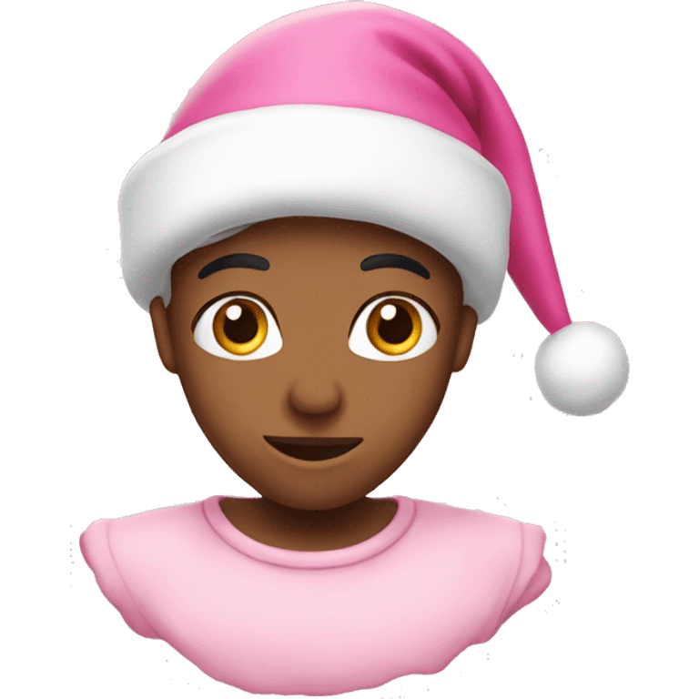 pink chrismas emoji