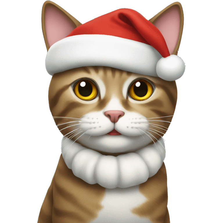 Christmas cat emoji