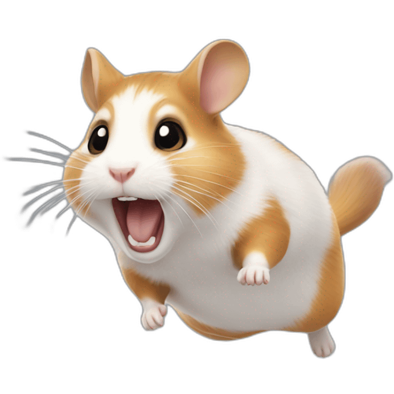 jumping hamster emoji