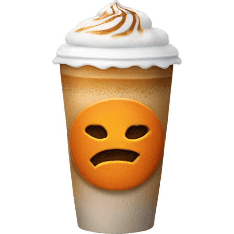 pumpkin spicy latte emoji