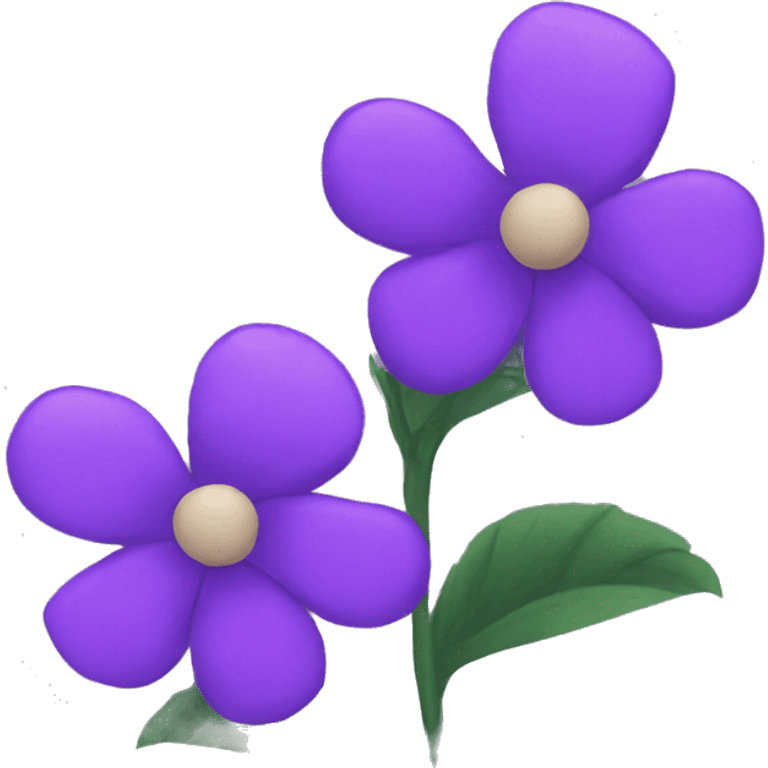 Purple flowers  emoji