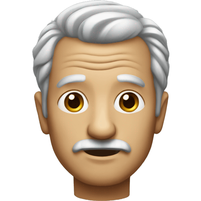 oldman with hairs emoji