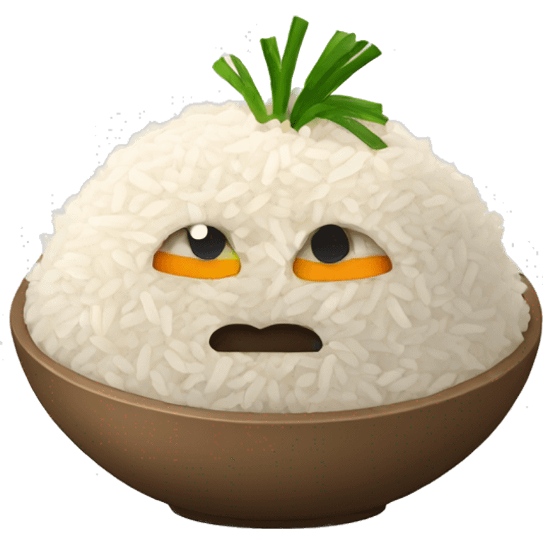 rice with vegetables emoji