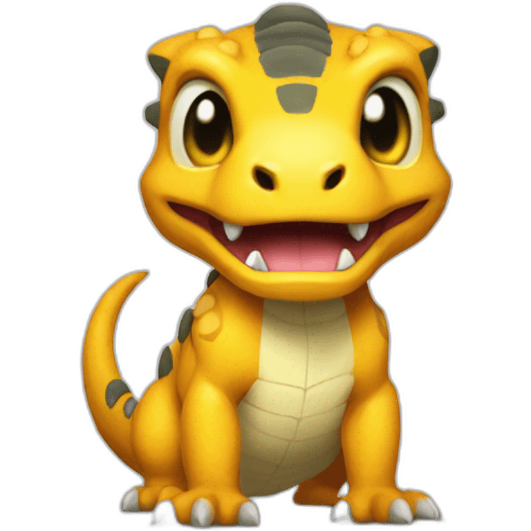 Agumon from Digimo emoji