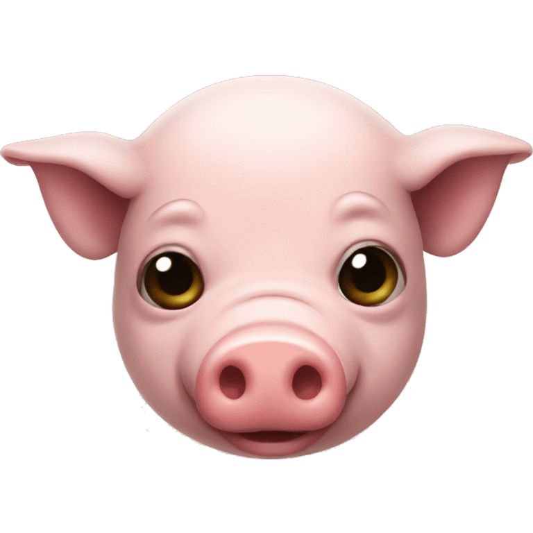 Sick pig emoji