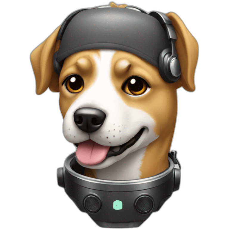 dj dog emoji