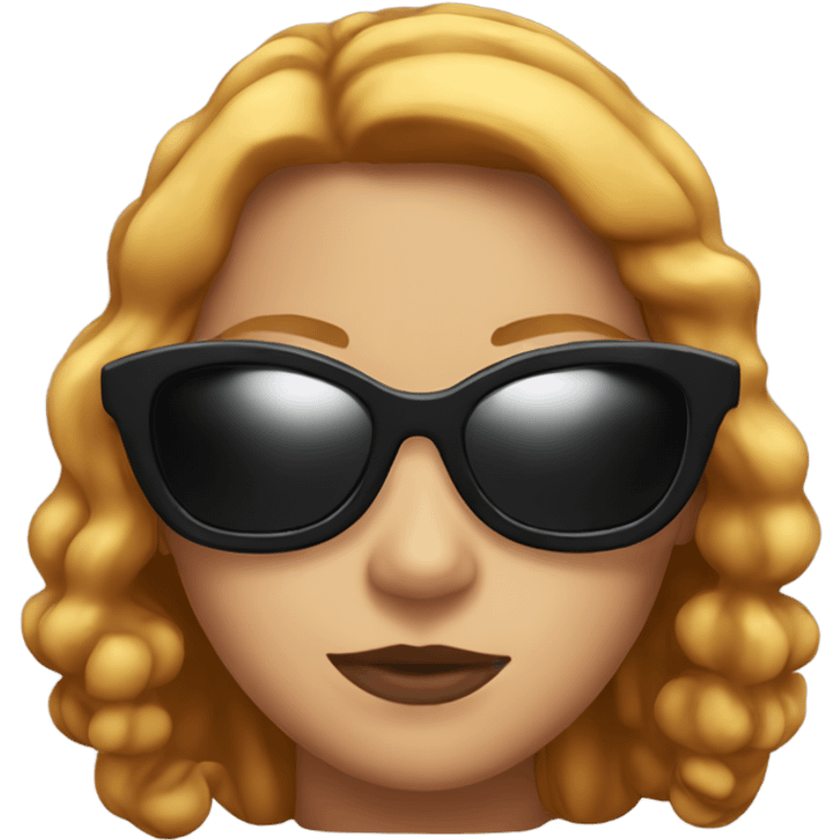 black widow sunglasses  emoji