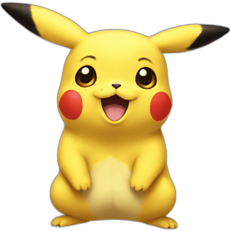 Pikachu realistic emoji