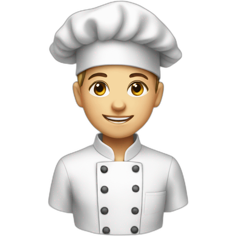 young boy Chef  emoji