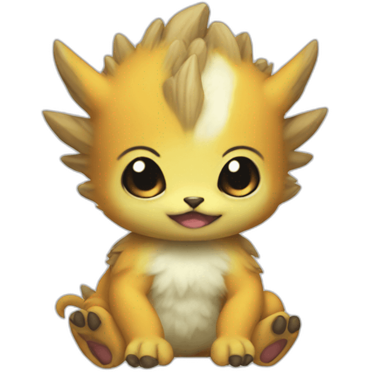 baby mountain Digimon creature emoji