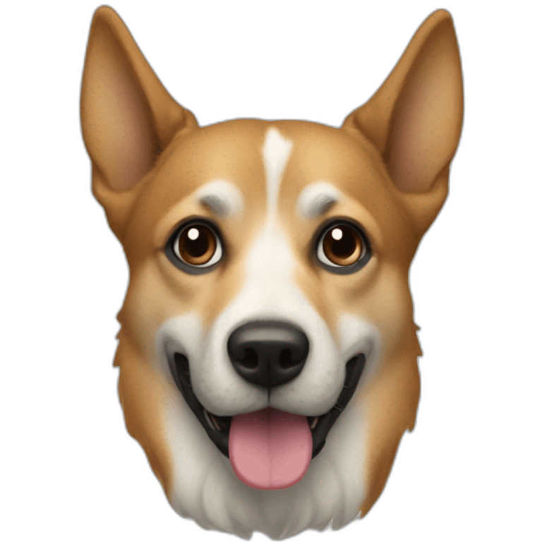 chien qui rit emoji