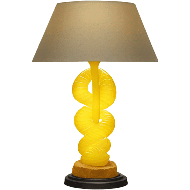 "cobra yellow light" in lamp glass support stone emoji