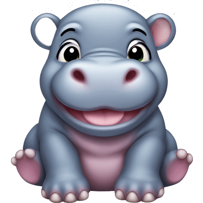 Baby hippo emoji