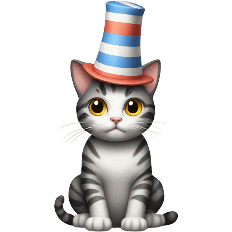 Cat in a hat emoji