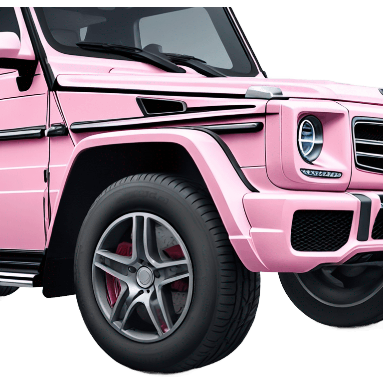 Mercedes-Benz G63 AMG light pink emoji