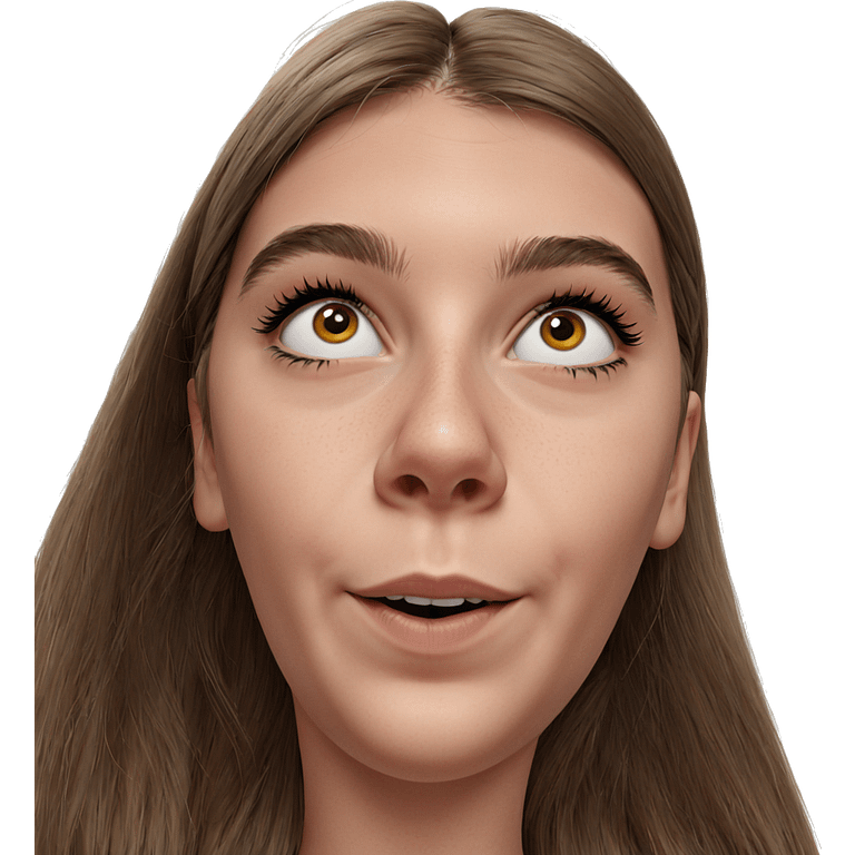 realistic portrait of girl emoji