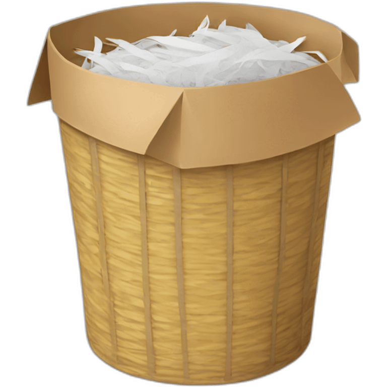 hay paper bin emoji